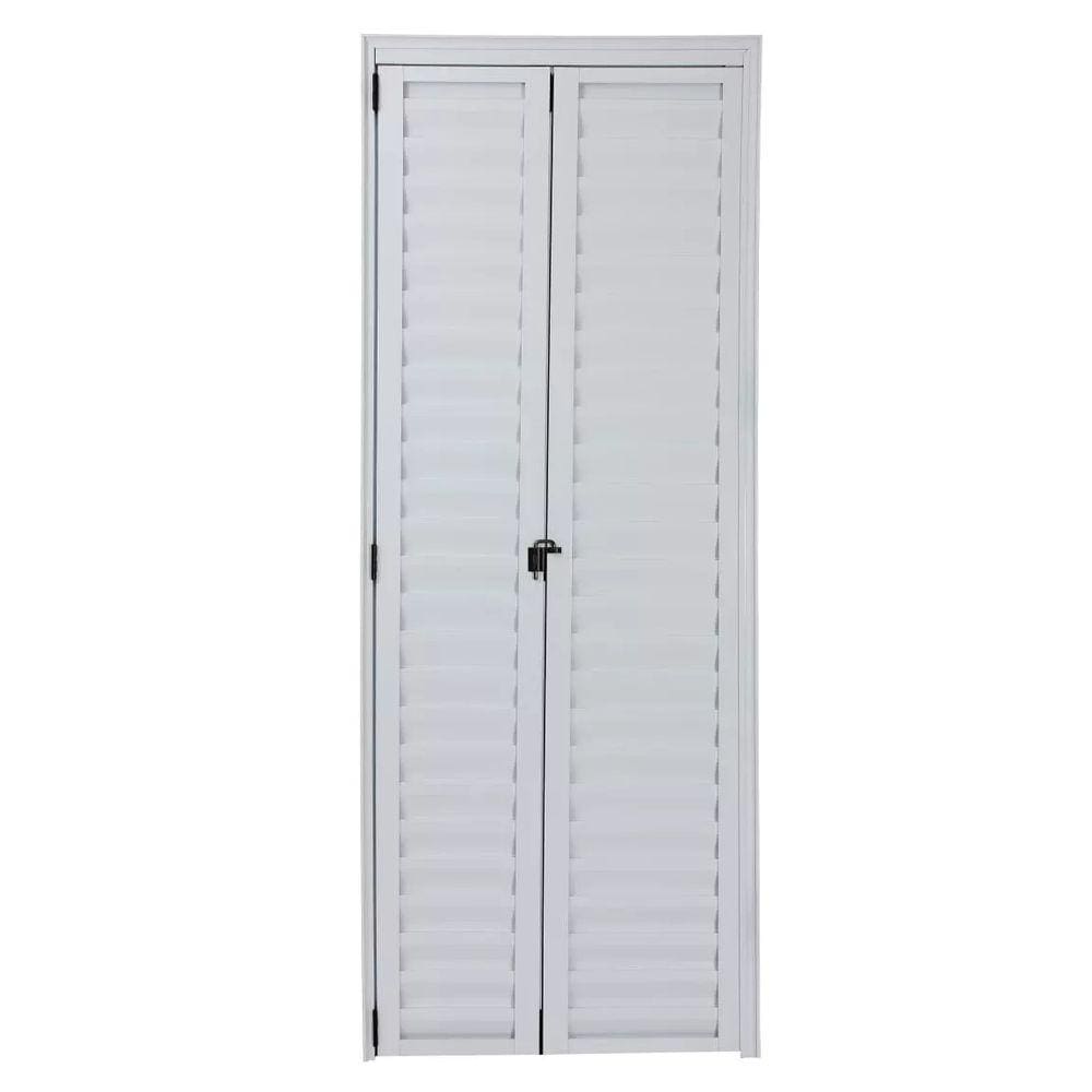 Porta Camarão 2,10x70 lado ESQUERDO no alumínio branco