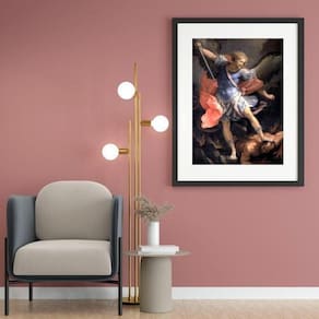 Quadro Decorativo São Miguel Arcanjo - 60X48Cm