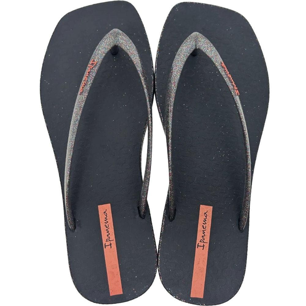 Chinelo Dedo Borracha Feminina Casual Dia a Dia com Brilho Ipanema 27095