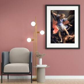 Quadro Decorativo São Miguel Arcanjo - 60X48Cm