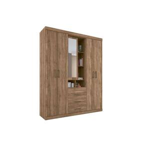 Guarda Roupa Solteiro 5 Portas e 3 Gavetas Havana Star 5.3 Atacama - Santos Andirá