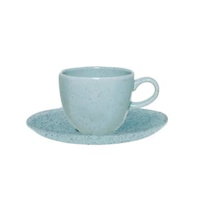 Xícara Ryo 260 ml - Blue Bay com Pires 12cm | Oxford