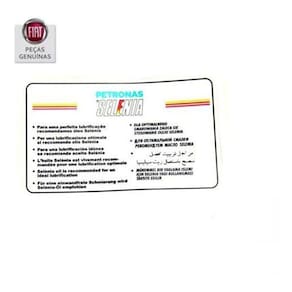 Etiqueta Adesiva Do Óleo Fiat Palio 46740339