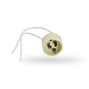 Bocal De Porcelana - Soquete Gu10 - Bs-Gu10-15Cm