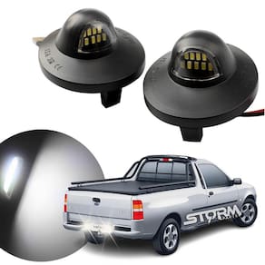 Luz Placa Ford Courrier Ano 1997 A 2013 Lâmpada Led Branco