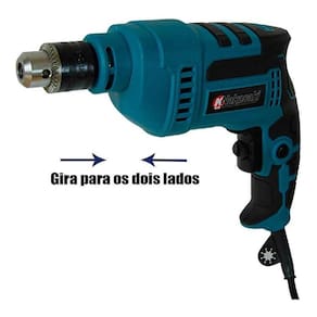 Furadeira de Impacto 550W Importway 110V - Azul e Preto