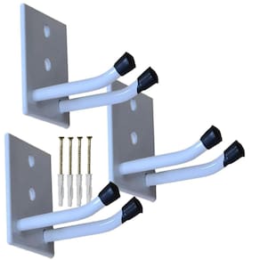 3 Suporte Para Vassouras Rodos De Parede Organizador 7Cm