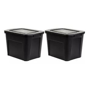 Kit 2 Caixas Organizadoras Ecobox 80L Preta