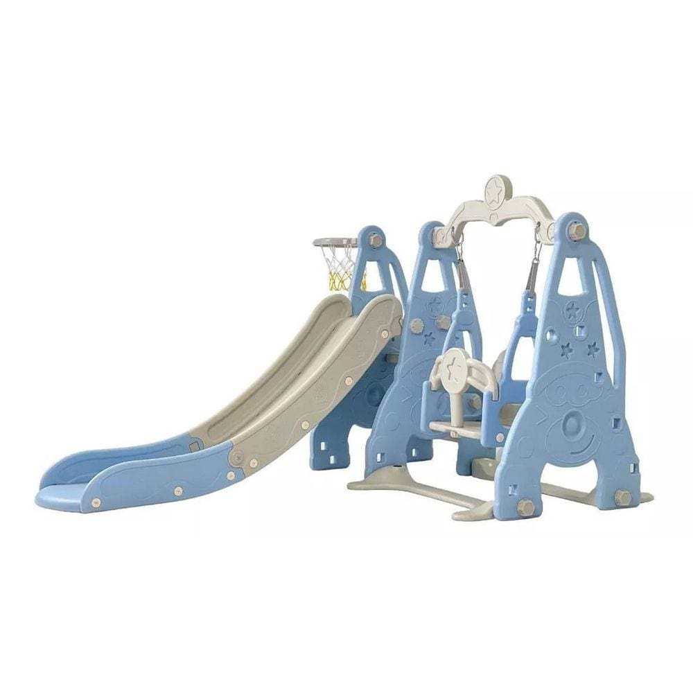 Playground Infantil Importway 3x1 Azul 30kg