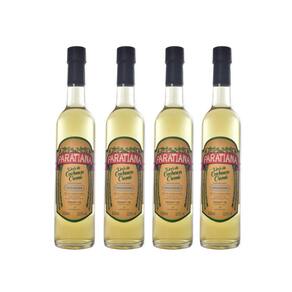 Kit 4 Licor De Cachaça Creme Umburana Paratiense 500 Ml
