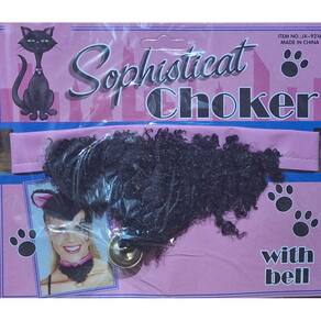 Colar Choker De Gatinha Carnaval Halloween Festas
