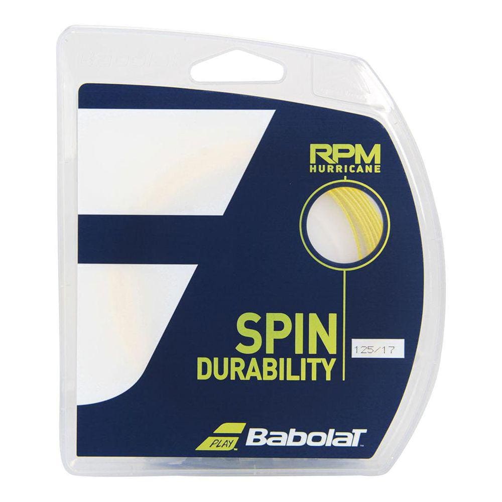 Corda Babolat Rpm Hurricane 17 1.25 Copolímero Amarela Set