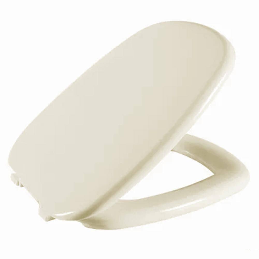 Assento Sanitário Primula Bege Claro Vaso Fiori Almofadado
