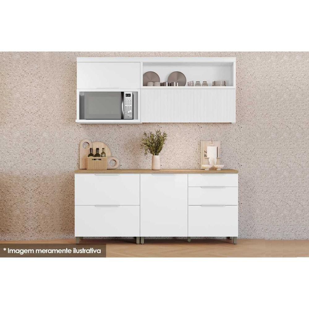 Kit de Cozinha Modulada 4 Peças Marquesa Gourmet C4P20 Branca - Nesher