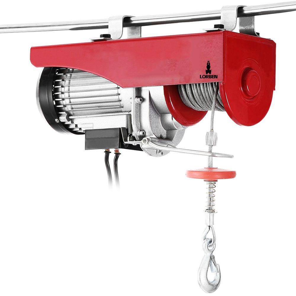 Talha Elétrica Lorben Guincho Guindaste 1300W Capacidade 400kg a 800kg