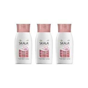 Hidratante Corporal Skala 400Ml Leite De Arr E Ros-Kit C/3Un