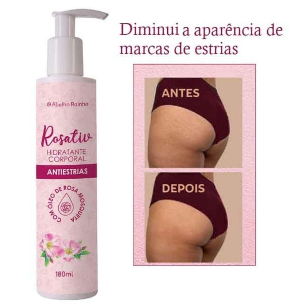Hidratante Desodorante Corporal Anti Estrias Abelha Rainha