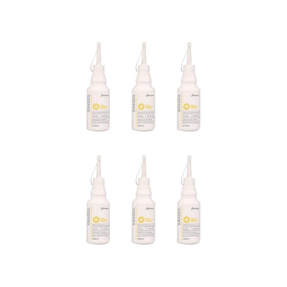 Oleo Corporal Farmax Corpo Giras Puro Aplic 100Ml-Kit C/6Un