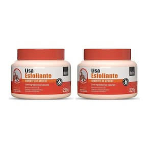 Creme Pés Soft Hair Esfol Apricot Bio 220G - Kit Com 2Un