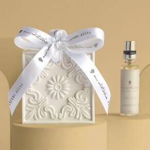 Gesso Perfumado Floral 7,5x7,5cm Bamboo M.victoria