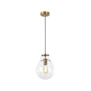 Pendente Tommy ø21,5cmx29,5cm 2 Mt De Cabo Bronze - Transparente