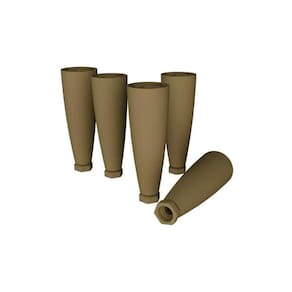 Multiuso de Cozinha Kit 5Un Pés Cônicos Reguláveis P/ Balcão Bronze - Henn