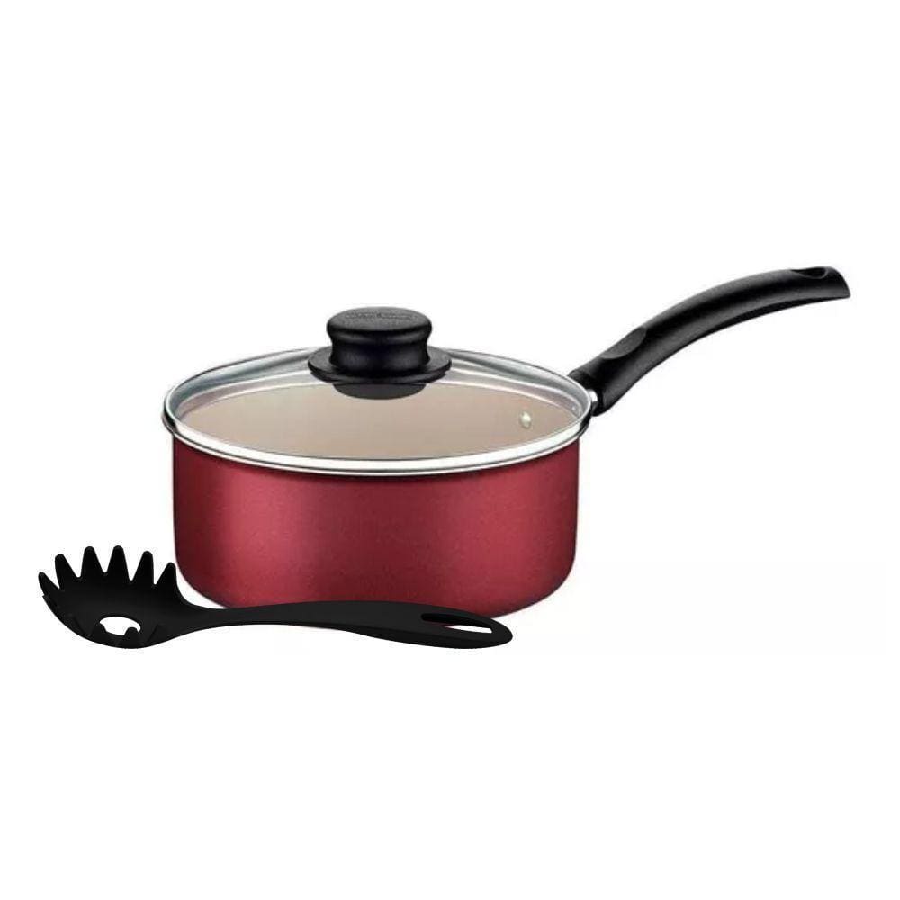 Panela Turim Antiaderente Vermelho 2L + Pegador Tramontina