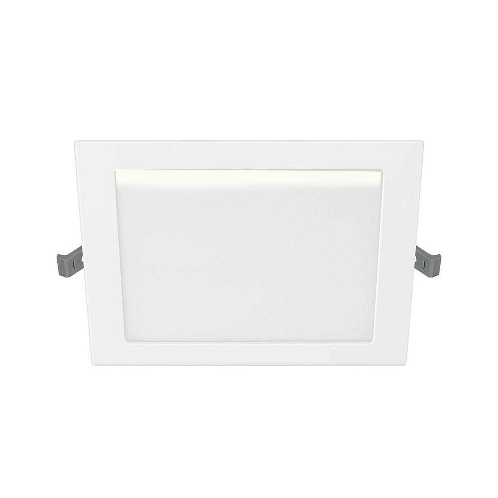 Plafon embutir Philips quadrado 12W branca 4000K BV 17x17