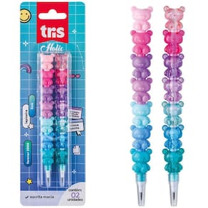 Lapiseira Holic Link - Cartela 2 Uni. - Grafite 1.2Mm - Tris