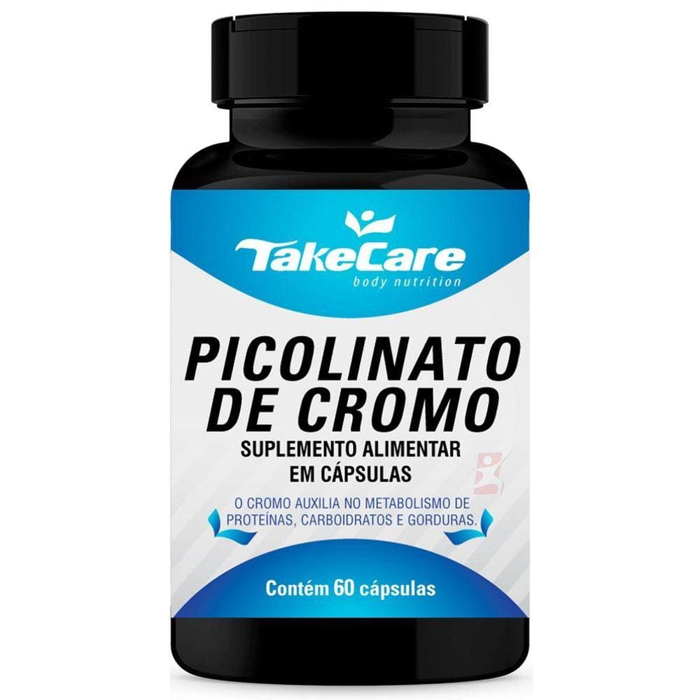 Picolinato Cromo Alta Concentração 250Mcg 60 Cápsulas Take