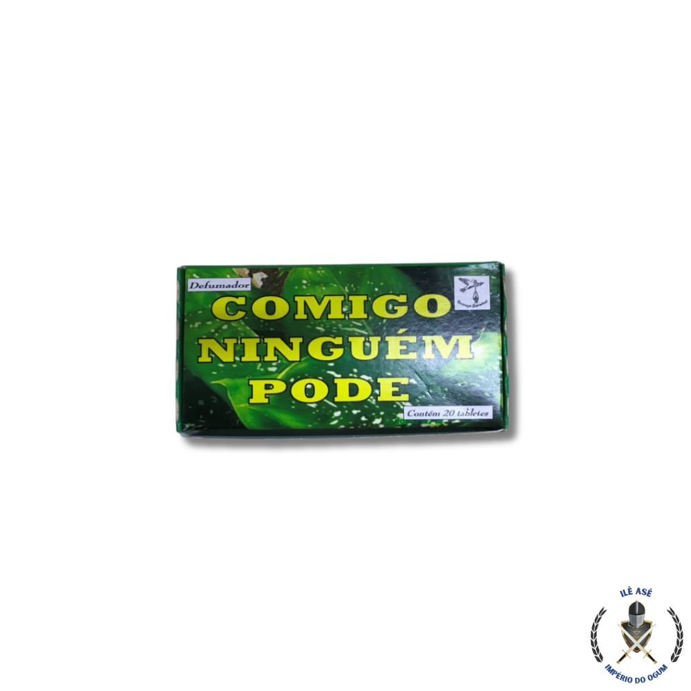 Defumador Tablete - Cx 20 Uni - Comigo Ninguém Pode