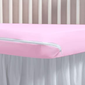 Capa Colchão Berço 130X70 Antiácaro Em Malha Gel Proteção