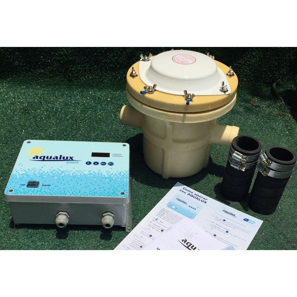 IONIZADOR AQUALUX SPLASH AQ 12 TRATA PISCINAS COM ATÉ 12m³