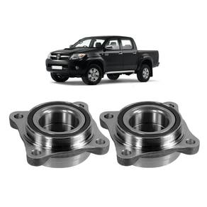 Par Cubo Roda Nakata Dianteiro Direito+Esquerdo Com Rolamento Toyota Hillux 2005 A 2016