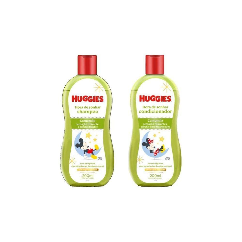 Kit Shampoo+Condicionador Huggies 200Ml Camomila
