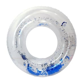 Boia Inflável Circular Metálica Praia Piscina Verão 55Cm