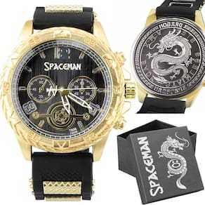 Relogio Aço Inox Grande Dourado Masculino + Caixa