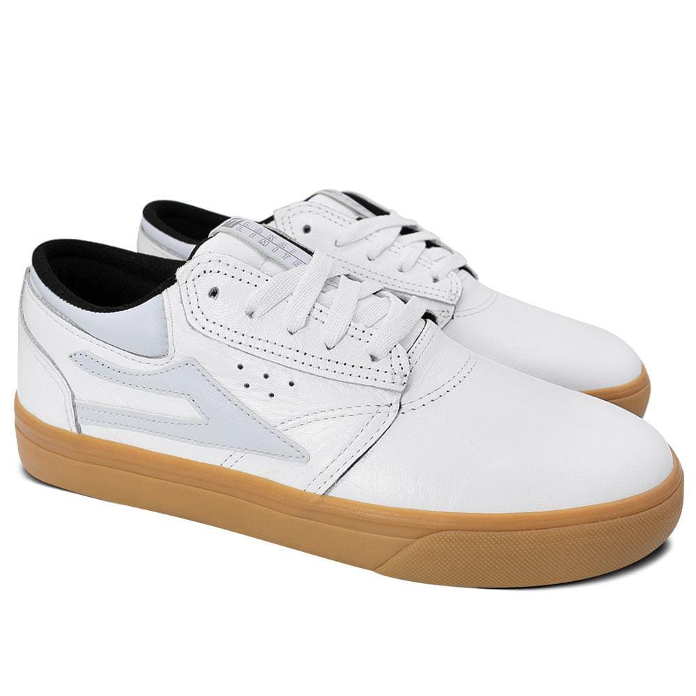 Tênis Lakai Griffin White Gum Leather | Casas Bahia