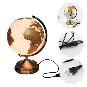 Globo Decorativo Com Luz 127V Dourado 38X25Cm