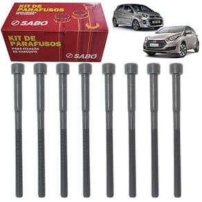 Jogo Parafuso De Cabeçote Para Hyundai Hb20 Kia Picanto 1.0 12v 3 Cilindros 2009 A 2020