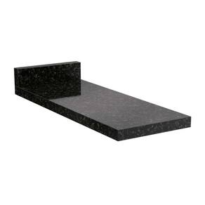 Tampo p/ Balcão Cozinha B646 20cm Preto Brilho - Kappesberg