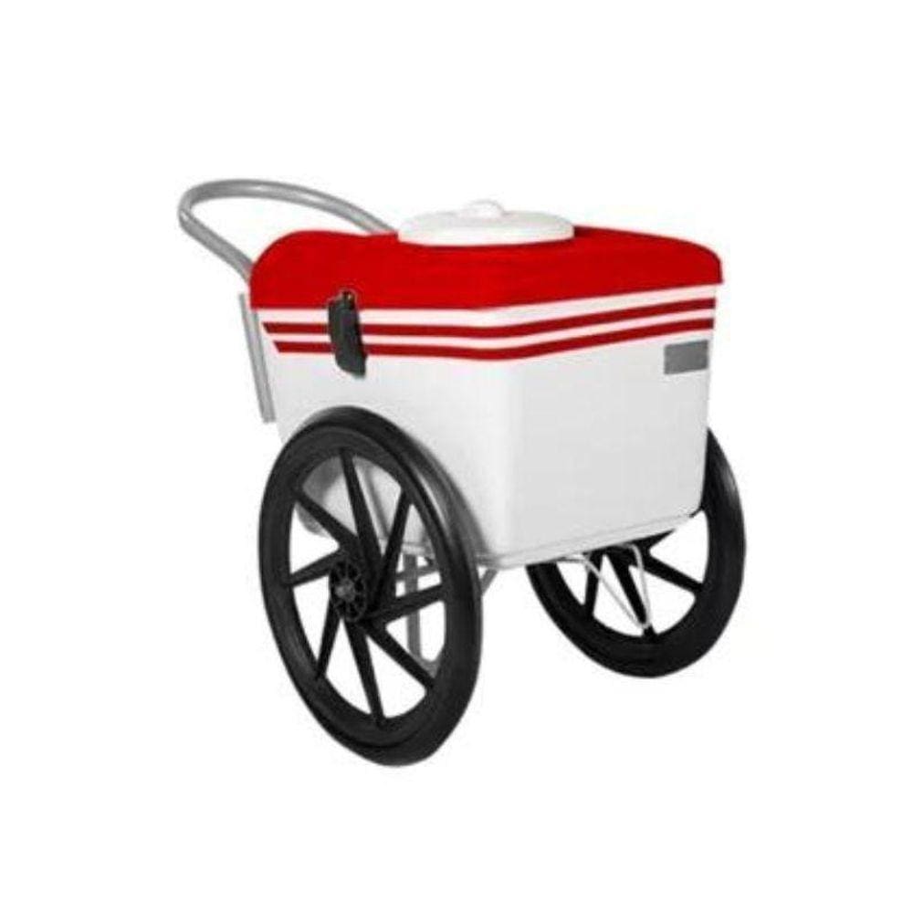 Carrinho De Sorvete 300 Picolés T350 Thermototal Vermelho