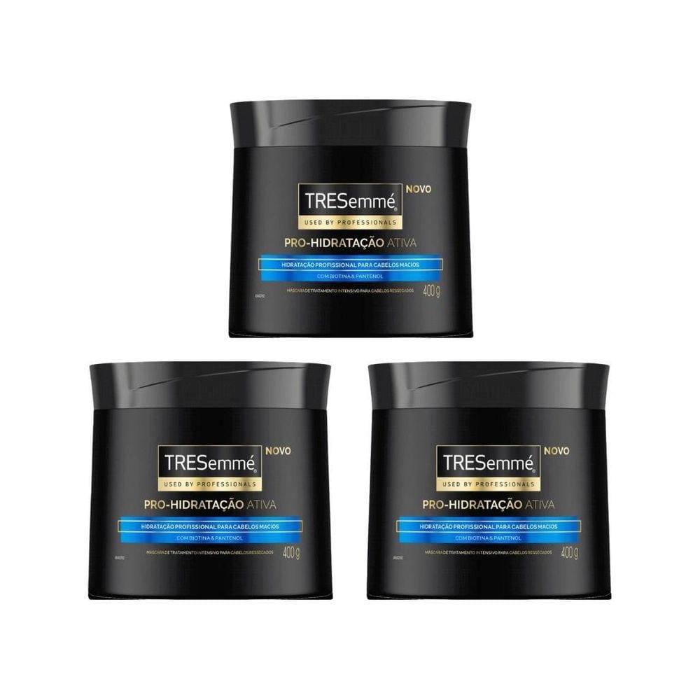 Creme De Tratamento Tresemme 400G Pró-Hidrataçao - Kit C/3Un