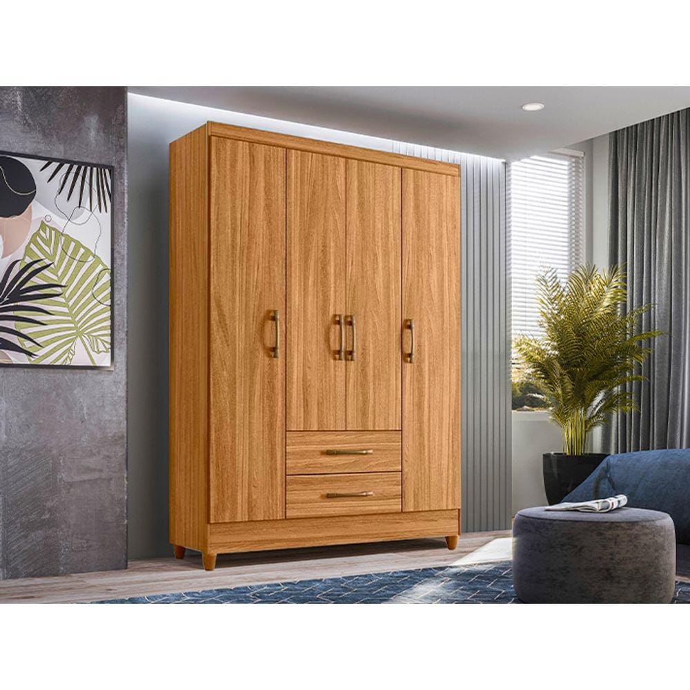 Guarda Roupa Paraty 4 Portas Freijo Moval