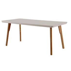 Mesa de Jantar Madeira Maciça com Vidro - Turquia-1,60x0,90m - Espresso Móveis
