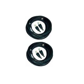 Kit C/2 Cabos De Rede Internet Lan Montado 20Mts -