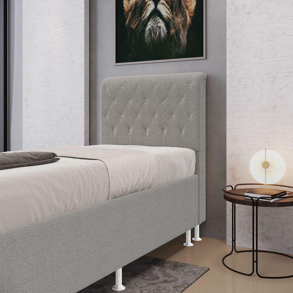 Cabeceira Bellatrix 90 / N-038 Bouclê Cinza Aradecor