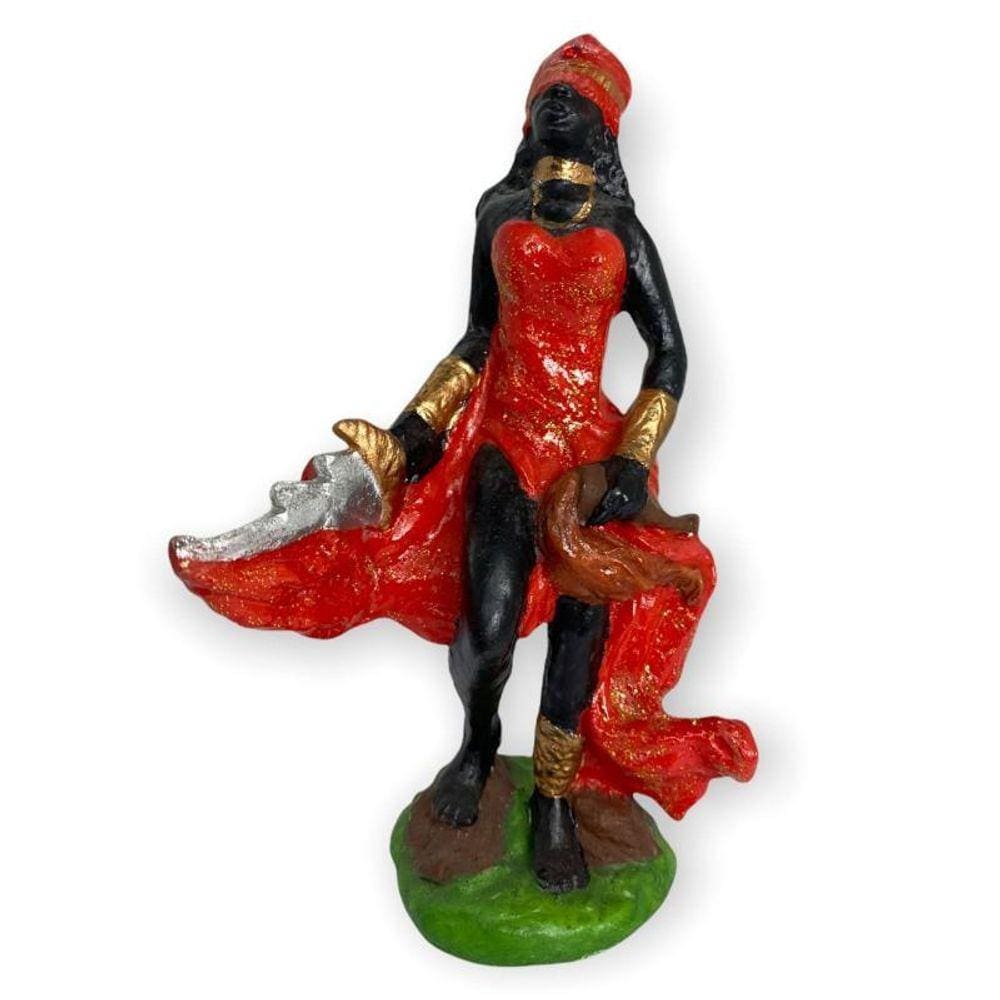 Orixá Iansã Em Resina 14 Cm Umbanda Candomblé-Escolha A Cor