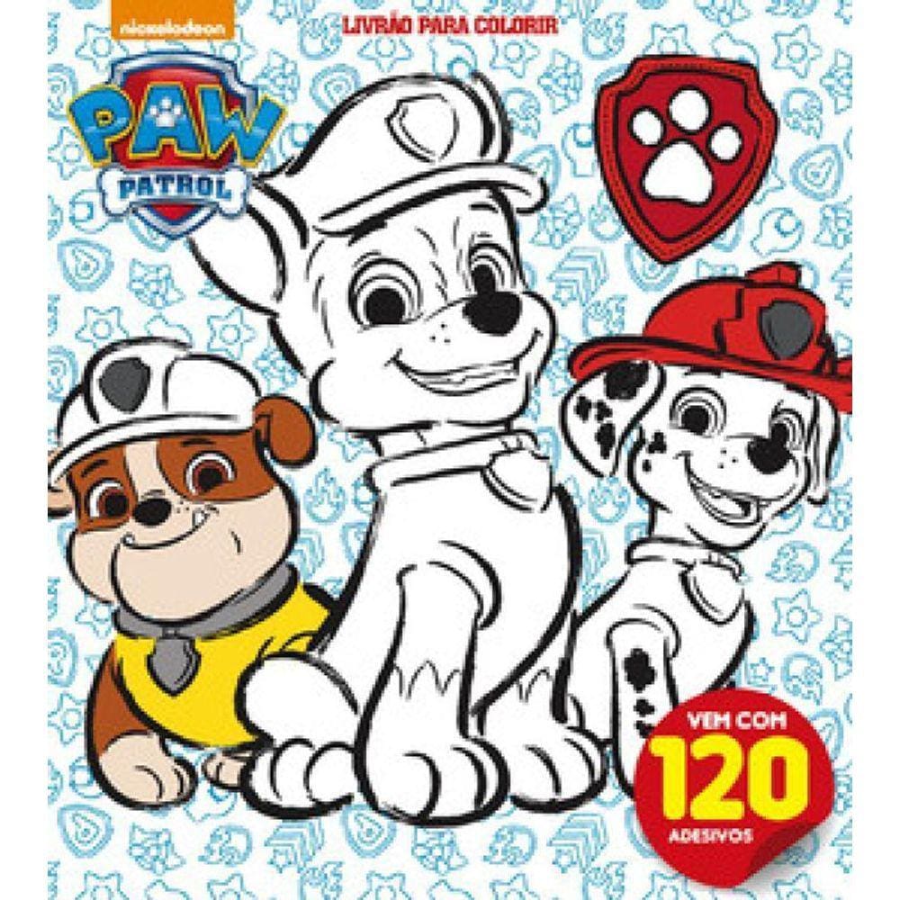 Patrulha Canina Livrão Para Colorir
