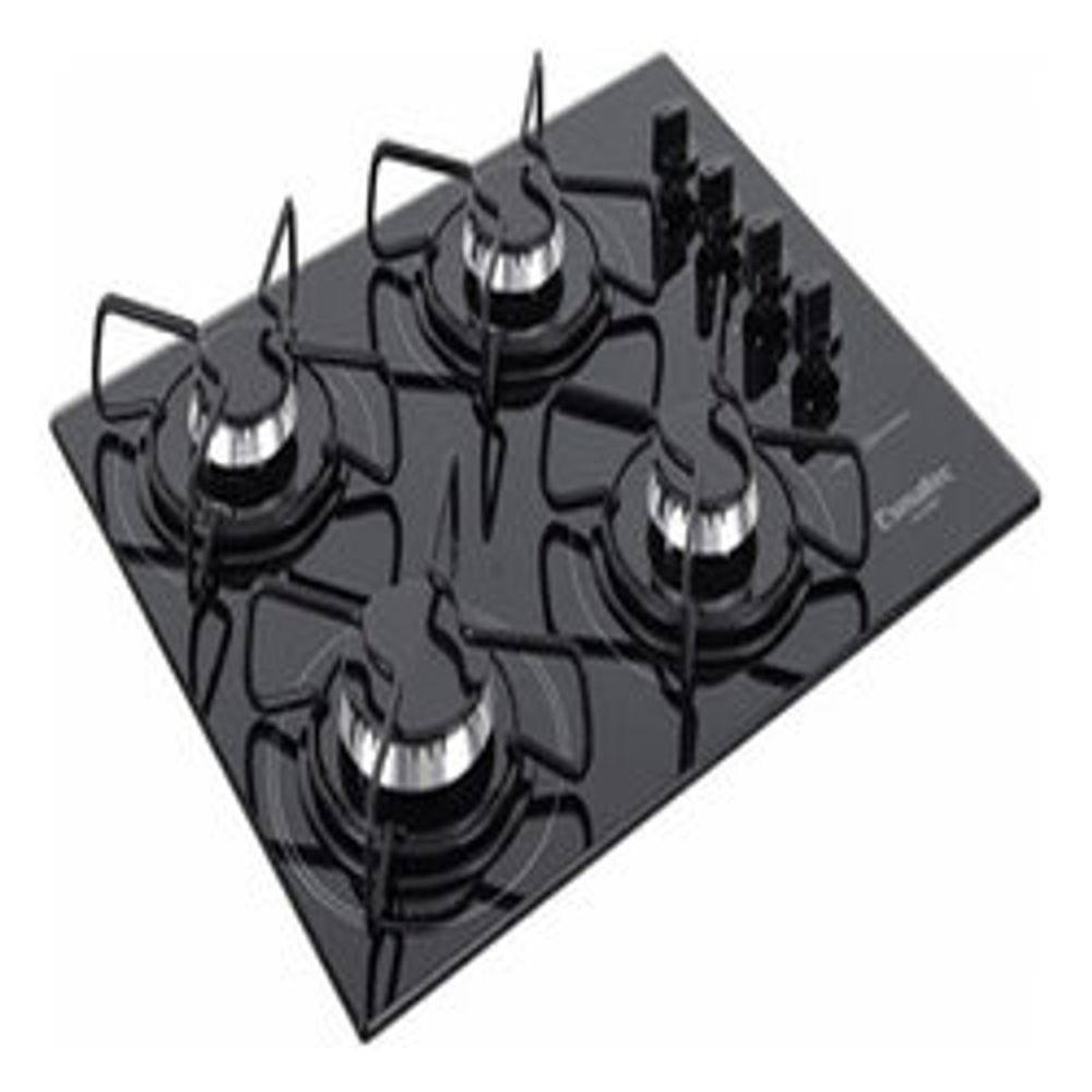 Cooktop Esmaltec Gourmet 4 Bocas 55x58x46 Cm Bivolt